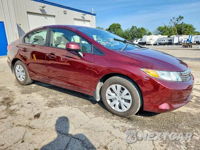 Czwarte zdjęcie samochodu z boku: 2012 HONDA CIVIC LX VIN:2HGFB2F50CH532711 - miniatura