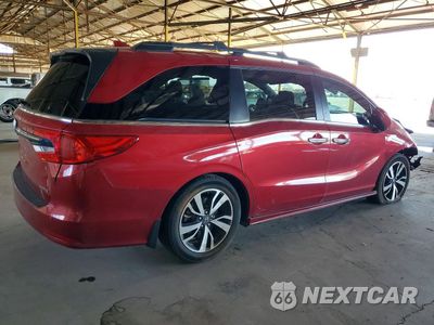 Trzecie zdjęcie samochodu z tyłu: 2023 HONDA ODYSSEY TOURING VIN:5FNRL6H85PB048021 - miniatura