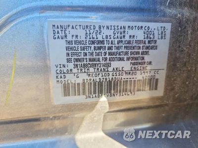 Zdjęcie 12 z 12 samochodu: 2022 NISSAN SENTRA SV VIN:3N1AB8CV8NY314693 - miniatura