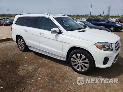 Czwarte zdjęcie samochodu z boku: 2017 MERCEDES-BENZ GLS 450 4MATIC VIN:4JGDF6EE4HA942951 - miniatura