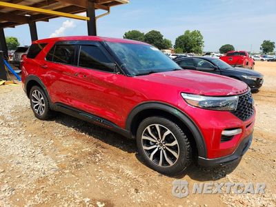 Czwarte zdjęcie samochodu z boku: 2021 FORD EXPLORER ST VIN:1FM5K8GC5MGA21210 - miniatura