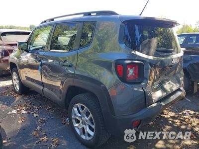 Drugie zdjęcie samochodu z przodu: 2017 JEEP RENEGADE LATITUDE VIN:ZACCJBBB8HPE58198 - miniatura