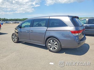 Drugie zdjęcie samochodu z przodu: 2014 HONDA ODYSSEY TOURING VIN:5FNRL5H97EB009897 - miniatura