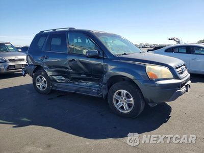Czwarte zdjęcie samochodu z boku: 2003 HONDA PILOT EXL VIN:2HKYF18543H606870 - miniatura