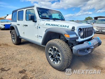 Czwarte zdjęcie samochodu z boku: 2024 JEEP WRANGLER RUBICON 4XE VIN:1C4RJXR68RW269930 - miniatura