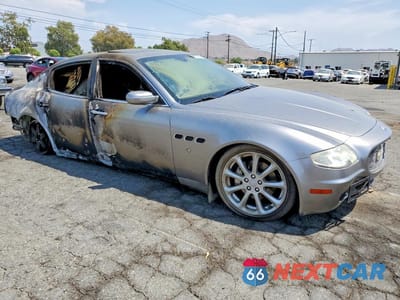 Czwarte zdjęcie samochodu z boku: 2008 MASERATI QUATTROPORTE M139 VIN:ZAMFE39A380033378 - miniatura