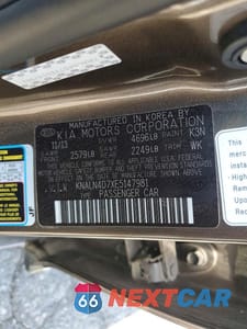 Zdjęcie 12 z 12 samochodu: 2014 KIA CADENZA LIMITED VIN:KNALN4D7XE5147981 - miniatura