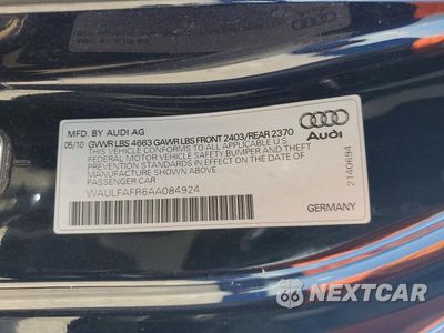 Zdjęcie 12 z 12 samochodu: 2010 AUDI A5 PREMIUM PLUS VIN:WAULFAFR6AA084924 - miniatura