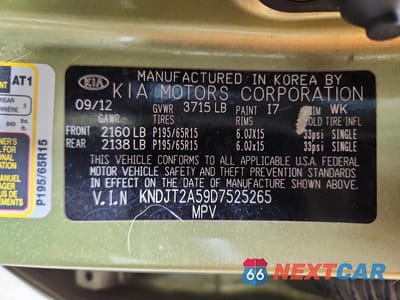 Zdjęcie 13 z 13 samochodu: 2013 KIA SOUL BASE VIN:KNDJT2A59D7525265 - miniatura