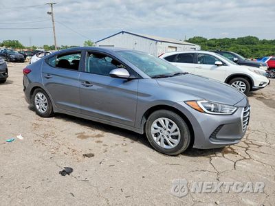 Czwarte zdjęcie samochodu z boku: 2018 HYUNDAI ELANTRA SE VIN:KMHD74LF1JU634010 - miniatura