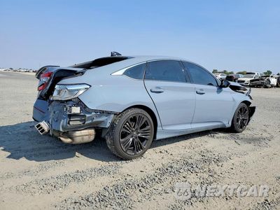 Trzecie zdjęcie samochodu z tyłu: 2022 HONDA ACCORD SPORT VIN:1HGCV2F36NA000003 - miniatura