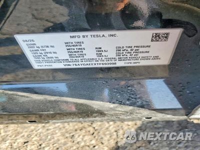 Zdjęcie 14 z 14 samochodu: 2026 TESLA MODEL Y VIN:7SAYGAEEXTF693998 - miniatura