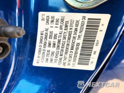 Zdjęcie 13 z 13 samochodu: 2015 HONDA CIVIC EX VIN:2HGFB2F82FH561836 - miniatura