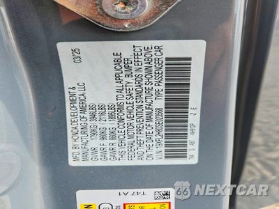 Zdjęcie 12 z 12 samochodu: 2025 HONDA CIVIC SPORT VIN:19XFL2H80SE023568 - miniatura
