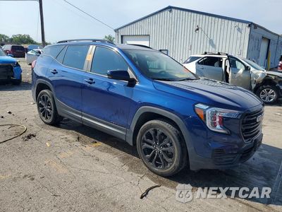 Czwarte zdjęcie samochodu z boku: 2022 GMC TERRAIN SLE VIN:3GKALTEV8NL180165 - miniatura