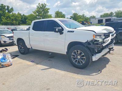 Czwarte zdjęcie samochodu z boku: 2024 CHEVROLET SILVERADO K1500 RST VIN:1GCUDEED3RZ233362 - miniatura
