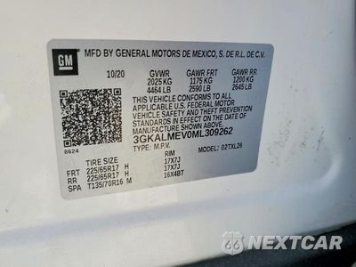 Zdjęcie 14 z 14 samochodu: 2021 GMC TERRAIN SLE VIN:3GKALMEV0ML309262 - miniatura