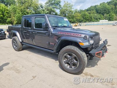 Czwarte zdjęcie samochodu z boku: 2020 JEEP GLADIATOR RUBICON VIN:1C6JJTBG7LL142658 - miniatura
