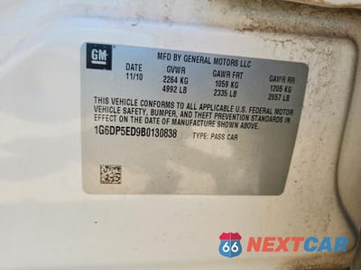 Zdjęcie 12 z 12 samochodu: 2011 CADILLAC CTS PREMIUM COLLECTION VIN:1G6DP5ED9B0130838 - miniatura