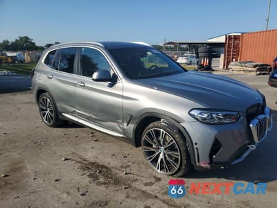 Czwarte zdjęcie samochodu z boku: 2024 BMW X3 SDRIVE30I VIN:WBX47DP04RN314344 - miniatura