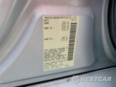 Zdjęcie 12 z 12 samochodu: 2015 NISSAN ALTIMA 2.5 S VIN:1N4AL3AP4FN314552 - miniatura