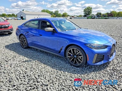 Czwarte zdjęcie samochodu z boku: 2023 BMW I4 M50 VIN:WBY33AW03PFN82845 - miniatura