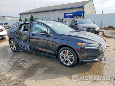 Czwarte zdjęcie samochodu z boku: 2018 FORD FUSION SE VIN:3FA6P0HD9JR231094 - miniatura