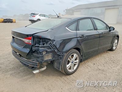 Trzecie zdjęcie samochodu z tyłu: 2018 FORD FUSION SE VIN:3FA6P0H78JR266686 - miniatura