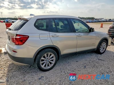 Trzecie zdjęcie samochodu z tyłu: 2013 BMW X3 XDRIVE28I VIN:5UXWX9C51D0A28365 - miniatura