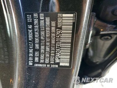 Zdjęcie 12 z 12 samochodu: 2013 PORSCHE PANAMERA 2 VIN:WP0AA2A73DL015797 - miniatura