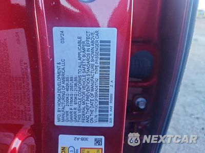 Zdjęcie 12 z 12 samochodu: 2024 HONDA ACCORD HYBRID SPORT VIN:1HGCY2F56RA047742 - miniatura