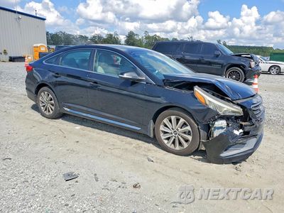 Czwarte zdjęcie samochodu z boku: 2017 HYUNDAI SONATA SPORT VIN:5NPE34AF3HH441143 - miniatura