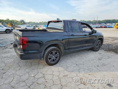 Trzecie zdjęcie samochodu z tyłu: 2019 HONDA RIDGELINE SPORT VIN:5FPYK3F18KB044838 - miniatura