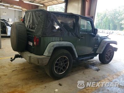 Trzecie zdjęcie samochodu z tyłu: 2009 JEEP WRANGLER X VIN:1J4FA24149L753252 - miniatura