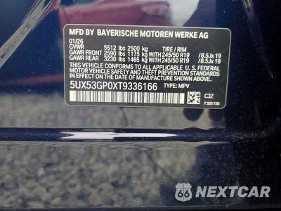 Zdjęcie 13 z 13 samochodu: 2026 BMW X3 30 XDRIVE VIN:5UX53GP0XT9336166 - miniatura