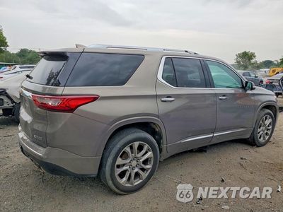 Trzecie zdjęcie samochodu z tyłu: 2018 CHEVROLET TRAVERSE PREMIER VIN:1GNEVJKW4JJ110356 - miniatura