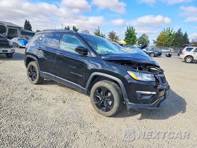 Czwarte zdjęcie samochodu z boku: 2021 JEEP COMPASS LATITUDE VIN:3C4NJDBB0MT600387 - miniatura