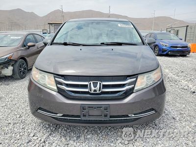 Piąte zdjęcie samochodu w środku: 2014 HONDA ODYSSEY EXL VIN:5FNRL5H6XEB084499 - miniatura