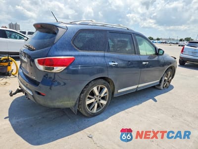 Trzecie zdjęcie samochodu z tyłu: 2013 NISSAN PATHFINDER S VIN:5N1AR2MN0DC649874 - miniatura
