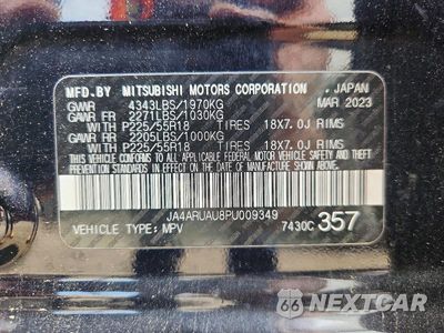 Zdjęcie 13 z 13 samochodu: 2023 MITSUBISHI OUTLANDER SPORT S/SE VIN:JA4ARUAU8PU009349 - miniatura