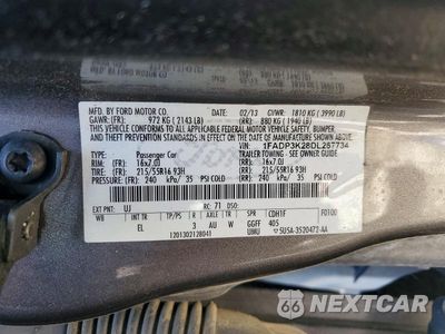 Zdjęcie 13 z 13 samochodu: 2013 FORD FOCUS SE VIN:1FADP3K28DL267734 - miniatura