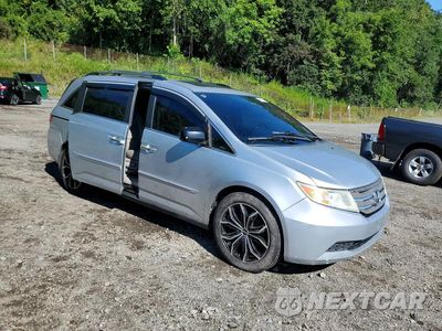 Czwarte zdjęcie samochodu z boku: 2013 HONDA ODYSSEY EXL VIN:5FNRL5H65DB046712 - miniatura