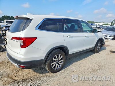 Trzecie zdjęcie samochodu z tyłu: 2020 HONDA PILOT EXL VIN:5FNYF5H54LB015749 - miniatura
