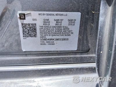 Zdjęcie 12 z 12 samochodu: 2021 CADILLAC CT4 LUXURY VIN:1G6DA5RK1M0132810 - miniatura