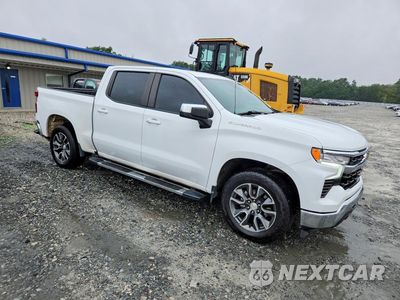 Czwarte zdjęcie samochodu z boku: 2023 CHEVROLET SILVERADO C1500 LT VIN:3GCPACED5PG178274 - miniatura