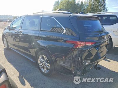 Drugie zdjęcie samochodu z przodu: 2021 TOYOTA SIENNA PLATINUM 7-PASSENGER VIN:5TDESKFC4MS033857 - miniatura