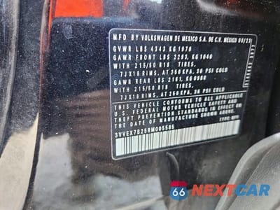 Zdjęcie 12 z 12 samochodu: 2024 VOLKSWAGEN TAOS SE VIN:3VVEX7B25RM005585 - miniatura