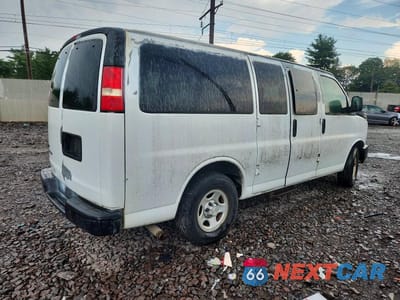 Trzecie zdjęcie samochodu z tyłu: 2007 CHEVROLET EXPRESS G1500 VIN:1GNFG15T371111863 - miniatura