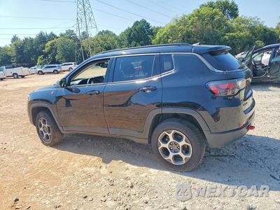 Drugie zdjęcie samochodu z przodu: 2022 JEEP COMPASS TRAILHAWK VIN:3C4NJDDB4NT143758 - miniatura