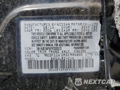 Zdjęcie 12 z 12 samochodu: 2015 NISSAN SENTRA SR VIN:3N1AB7APXFY330572 - miniatura